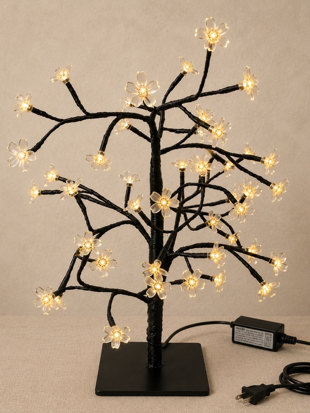 Warm White LED Flower Tree Table Lamp